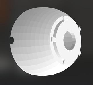 Moon stand lamp, ikea strala STRALA remix