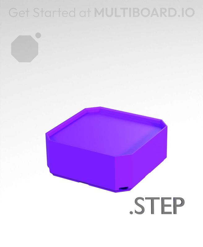 1x1x0·5 - Multibin Insert - STEP Remixing File