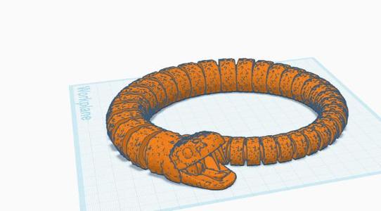 Snake Openable Mouth With Fangs