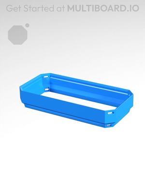 2x1x0.25 - Simple Walls - Standard Click-In Multibin Shell Extension