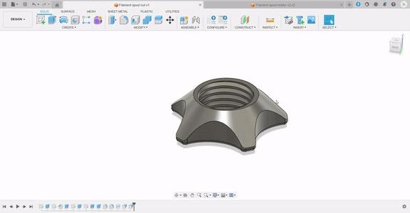 bearings filament spool holder nut