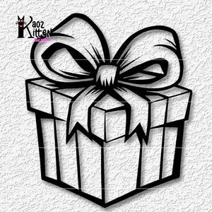 christmas present ornament xmas wall art decor