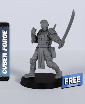 Melee Yakuza Goon B - With Free Cyberpunk  - Sci-Fi Gift Ideas for RPG and Wargamers