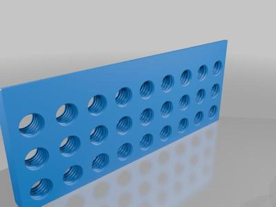 Shorter Nozzle Tray MK8 wuth M6 threads 0.2 0.3 0.4 0.5 0.6 0.8