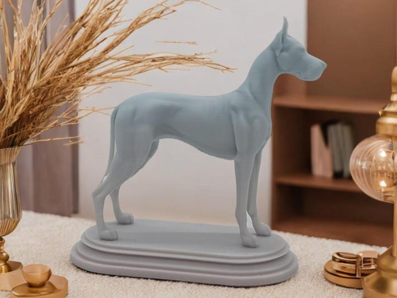 Majestic Great Dane Sculpture