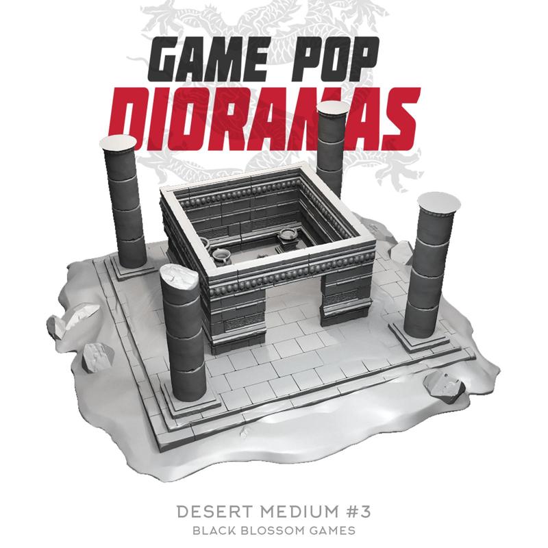 DRM002 Desert M3 Diorama :: Game Pop Dioramas :: Black Blossom Games
