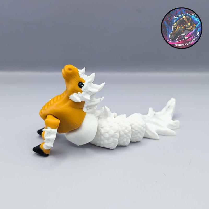 Baby Flexi Hippocampus Sea Horse Keychain