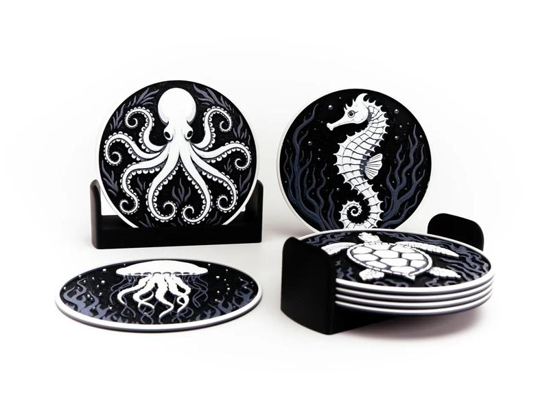 Ocean Wildlife Coasters   
