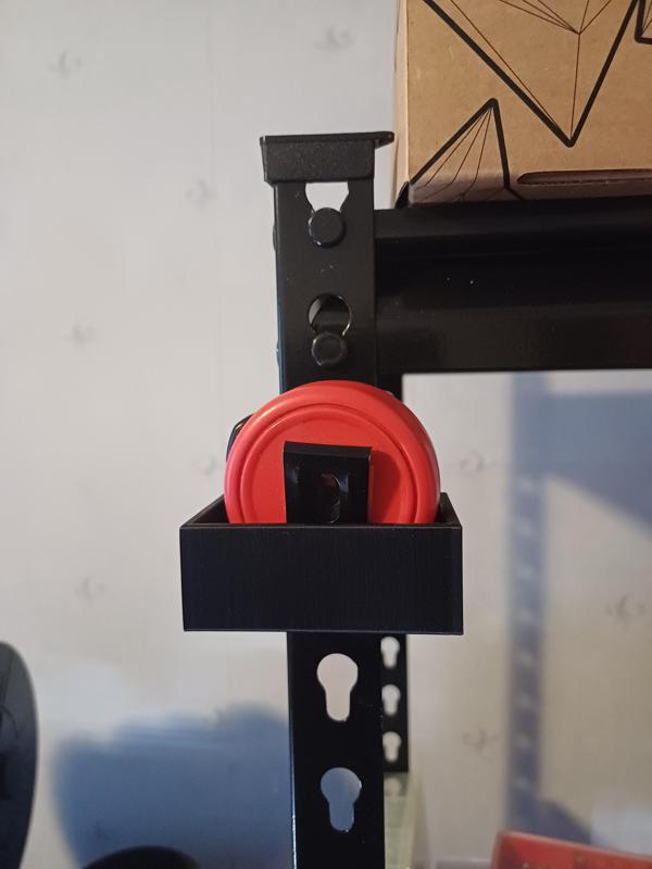 Holder for Storage Shelf.