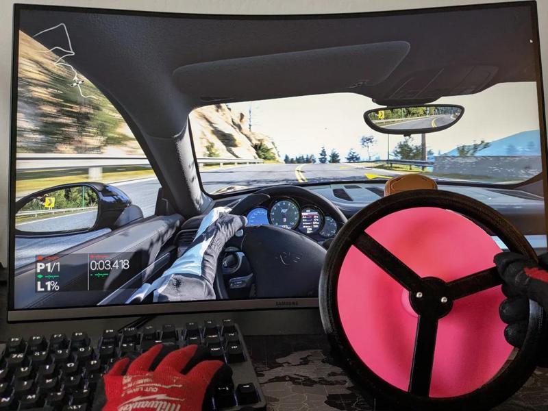 Pulsefire Saga racing wheel   