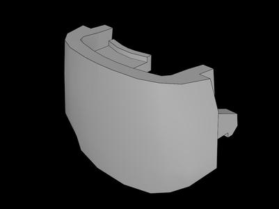 Lego Compatible (u9636.dat) Minifig Visor for Hazmat Suit