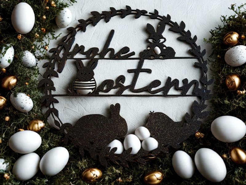 Happy Easter / Joyful Easter Wall Decoration