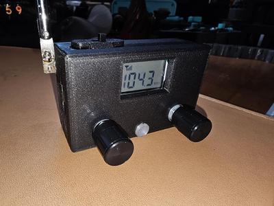 new back part of housing for FM radio