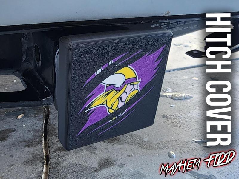 Minnesota Vikings (Ripped) - Hitch Cover