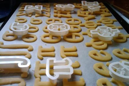 Maths cookie cutter set