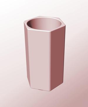 CH68-140 Stacking module bin for modern home decor 3d stl file 