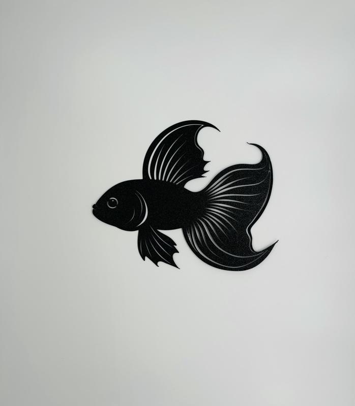 Siamese fighting fish wall art