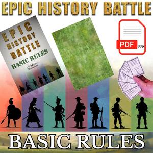Epic History Battle - Basic Rules FREE PDF
