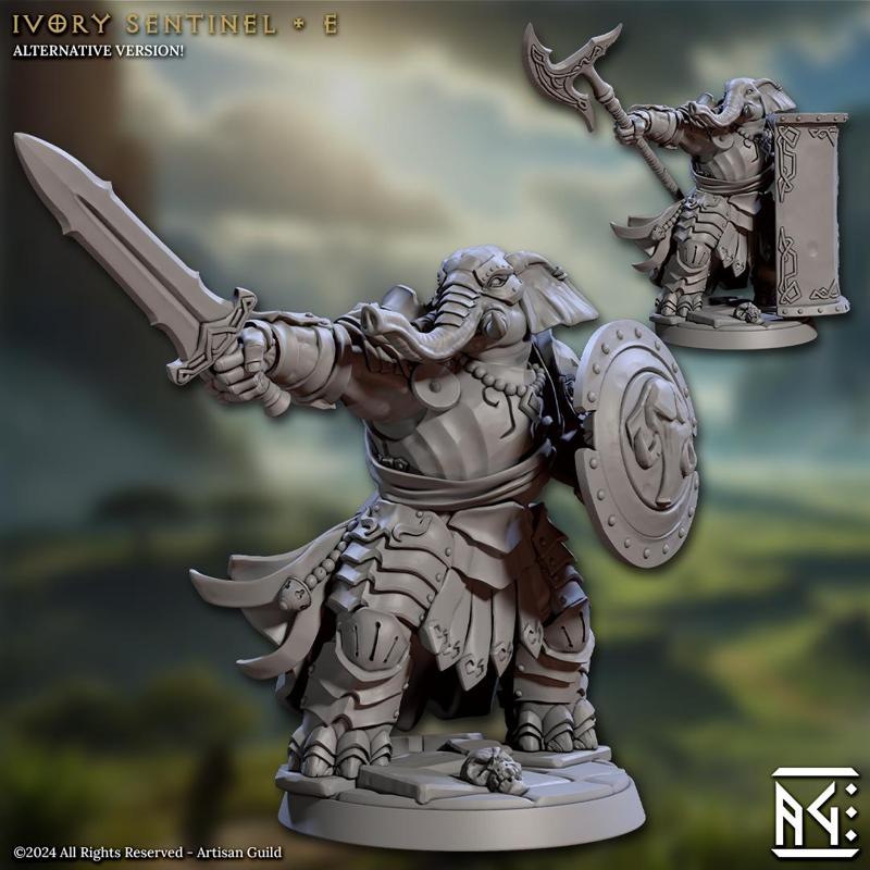Ivory Sentinel - E (Elephorim Ivory Sentinels)