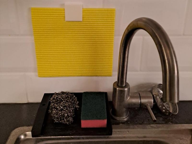 sink gadget dryer/dripper for kitchen sponge