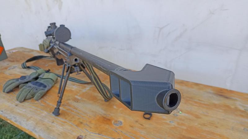 Airsoft muzzle brake cal50 ,L96 mb01 silencer