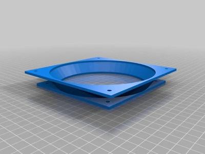 140mm to 120mm PC Case Fan Adapter (20mm height)   