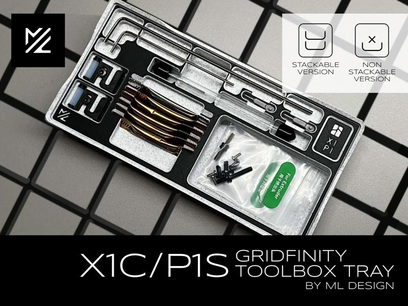 Gridfinity X1C+P1S TOOLBOX // 2 version