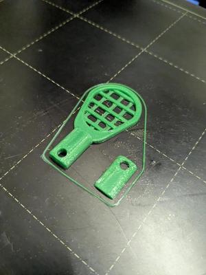 Tennis Schläger Schlüssel Anhänger   