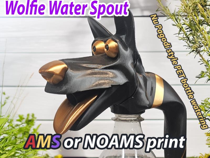 Wolfie Water Spout – Nu Pagodi style PET bottle