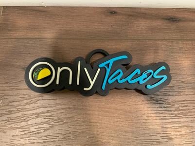 Only Taco (parody) Rally Necklace Pendant