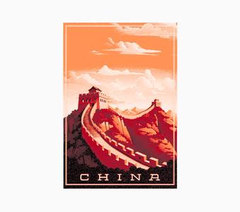 Great Wall Of China Hueforge 