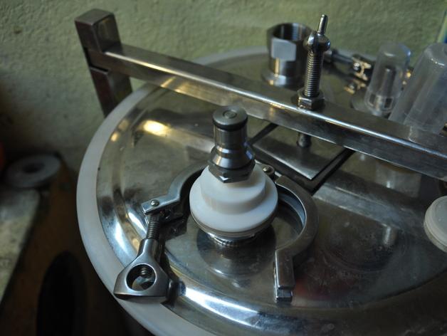 Tri-clover to Corny brewery adapter