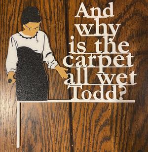 Door Header Margo, Christmas Vacation, Part 1 of 2