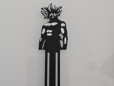 Dragon Ball Goku Ultra Instinct Minimal Bookmark