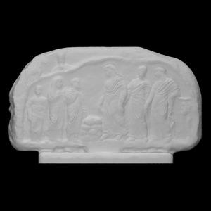 Votive relief in the shape of a cave