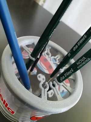 Nutella support pinceaux