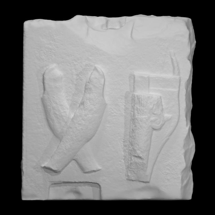 Stone block from a funerary monument