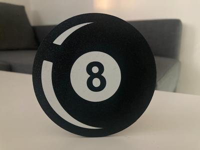 Billiard ball coaster