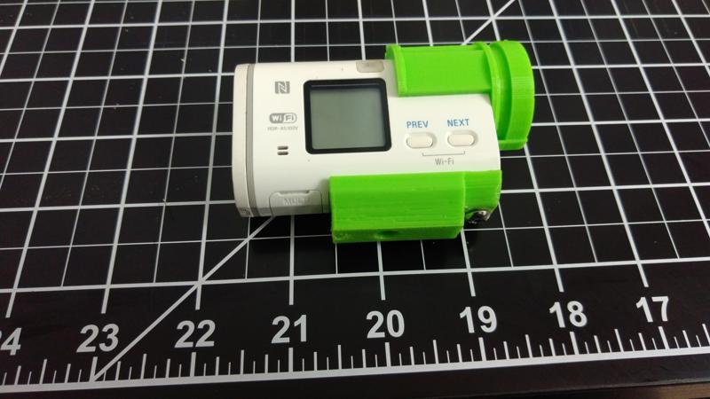 sony action cam lens protector with notch for sturdiness