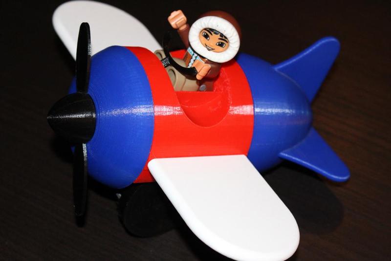 Push Toy, Airplane - DUPLO Compatible