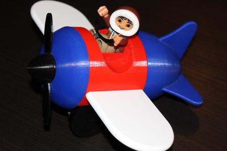 Push Toy, Airplane - DUPLO Compatible