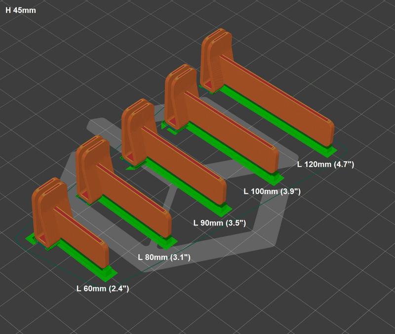 Fridge Door Storage Divider 45mm