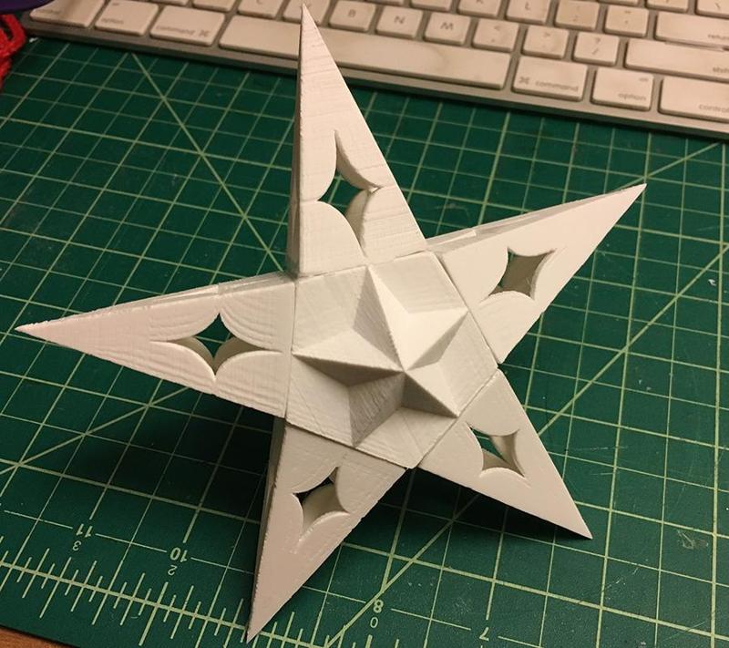 Solstice Star Tree Topper