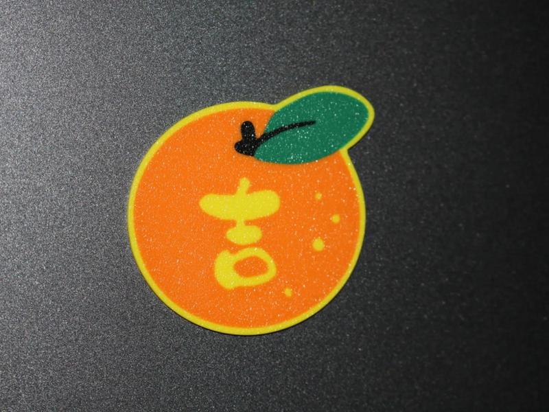 Good Fortune (Orange) Fridge Magnet