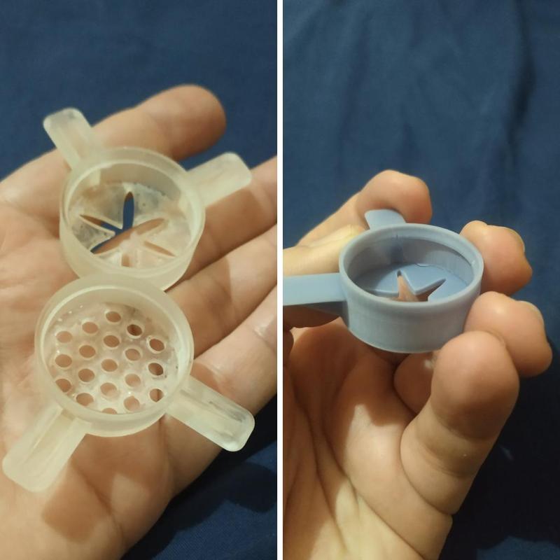 Ice cream machine nozzle