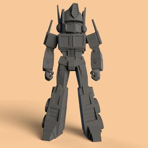 Autobot Optimus Prime - Chibi/Stylized