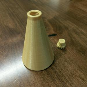 Cone Bottle with Screw Lid ( Flask )