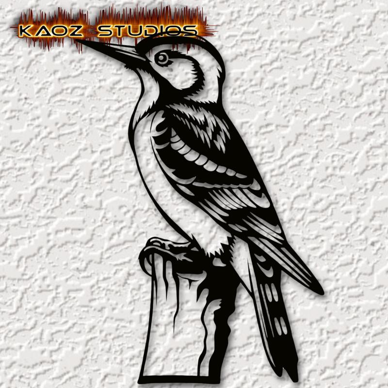woodpecker wall art wood pecker wall decor 2d art bird