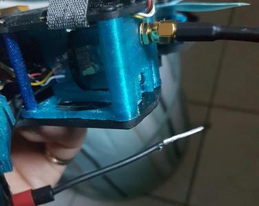 Martian II VTX RX (with crossfire immortal T version) Mount with Tramp HV Tag holder (or not)