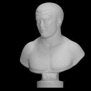 Male portrait bust